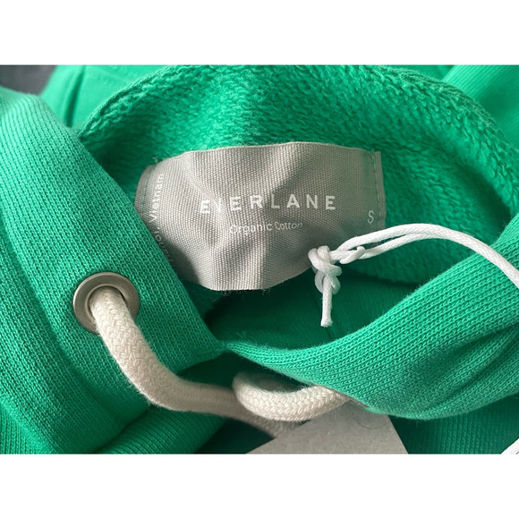 Everlane Women Size S The Track Organic Cotton Mint Green Relaxed Hoodie NWT $78 - Picture 6 of 9